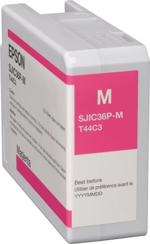 Epson SJIC36P(M) (C13T44C340) Rašalinė kasetė, Purpurinė