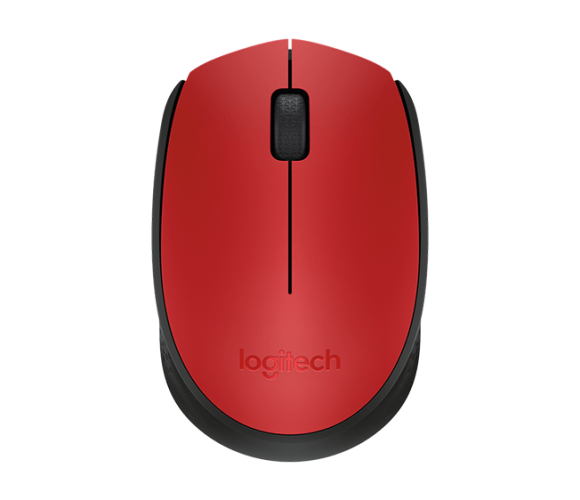 Pelė belaidė Logitech M171 Wireless (910-004641),  raudona