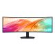 LCD Monitor SAMSUNG Dual QHD LCD Curved 49"