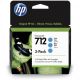 HP 712 3-pack (3ED77A) Rašalinė kasetė, Žydra