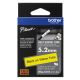 Brother HSe-611E (HSe611E) Heat Shrink Tube Ženklinimo juostelė, Black on Yellow, 5.2mm 1.5m – 3
