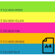 Spalvotas Neon popierius Double A, 75g, A4, 500 lapų, Rainbow 4, 5 Neon spalvų