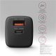 AXAGON Wallcharger 2x port (USB-A + USB-C), 20W ACU-PQ20 – 4