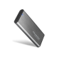 AXAGON External USB-C 3.2 Gen 2 metal box for M.2 NVMe & SATA SSD disks EEM2-SG2