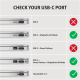 AXAGON Active USB-C to HDMI 0.25 m – 8