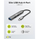 Goobay Slim 4-Port USB Hub, USB-C to USB-C 5GB – 2
