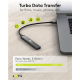 Goobay Slim 4-Port USB Hub, USB-C to USB-C 5GB – 5