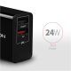 AXAGON Dual wallcharger 240V ACU-QS24 – 2