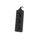 Lanberg Cable Power Strip, 3X French Outlets Quality-Grade Copper, 3 m