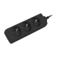 Lanberg Cable Power Strip, 3X French Outlets Quality-Grade Copper, 3 m – 4