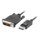Lanberg Cable CA-DPDV-10CU-0018-BK DisplayPort to DVI-D 1.8 m