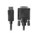 Lanberg Cable CA-DPDV-10CU-0018-BK DisplayPort to DVI-D 1.8 m – 2
