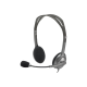 Logitech LGT-H110 Stereo headset Black, Silver