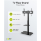 Goobay Floor stand TV Floor Stand Basic, Size L Swivel 37-70" – 8