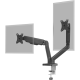 Goobay Desk Mount Double Monitor Mount with Gas Spring Swivel, Tilt, Rotation – 7