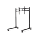 Next Level Racing Floor stand Round Tube Freestanding Single Monitor Stand Up to