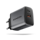 AXAGON Wall charger 67W, 2x port (USB-A + USB-C) PD3.0 ACU-PQ67 – 2