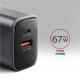 AXAGON Wall charger 67W, 2x port (USB-A + USB-C) PD3.0 ACU-PQ67 – 5