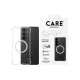 CARE by PanzerGlass Samba Case Transparent w. White Qi Samsung New Galaxy S26
