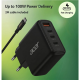 Acer 100W PD GaN Charger 3 x USB C and 1 x USB A EU Plug 100W USB-C cable – 6
