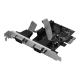 Digitus 2-Port Serial Interface Card, PCIe DS-30000-1
