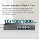 TP-LINK 16-Port Gigabit Switch LS1016G Unmanaged Desktop/Rack-mountable – 6