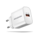 AXAGON Wallcharger 1x port USB-A, QC3.0 ACU-QC18W