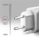 AXAGON Wallcharger 1x port USB-A, QC3.0 ACU-QC18W – 3