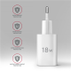 AXAGON Wallcharger 1x port USB-A, QC3.0 ACU-QC18W – 5