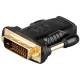Goobay HDMI/DVI-D adapter, gold-plated 68931