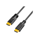 Logilink, CHA0020, 20m, Active, HDMI cable, type A male, - HDMI type A male, – 2