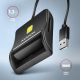 CARD READER FLAT SMARTCARD 4SL/USB2.0 1.3M CRE-SM3SD AXAGON – 5