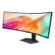 LCD Monitor SAMSUNG Dual QHD LCD Curved 49" – 9
