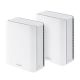 Wireless Router ASUS ZenWiFi BT10 (2pk) Qtty 2 pc(s) WLAN speed 11529 Mbit/s