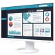 Eizo Ev2490en 23.8" IPS 16:9 1920x1080 Usb-c/70w RJ45 Kvm (white) – 13