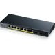 Zyxel Networks Gs1100-10hpv2, Unmanaged Poe 8X Gigabit, 2X Fiber Uplink, 130