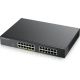 Zyxel Networks Gs1900-24ep, 24-port Gbe L2, 12 Port Poe Smart Switch,