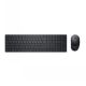 Dell Pro Keyboard And Mouse - Km5221w - Russian (qwerty) - Black - (rtl Box)