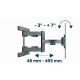 TV SET ACC WALL MOUNT 40-80"/WM-80ST-01 GEMBIRD – 6