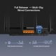 Wireless Router TP-LINK 5400 Mbps 3x10/100/1000M 1x2.5GbE ARCHERAX72PRO – 5