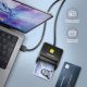 CARD READER FLAT SMARTCARD 4SL/USB2.0 1.3M CRE-SM3SD AXAGON – 4