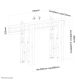 TV SET ACC WALL MOUNT BLACK/LED-VW1000BLACK NEOMOUNTS – 6