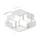 LANBERG Wall mount cabinet 19inch 6U – 10