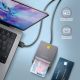 CARD READER FLAT SMARTCARD/ID/USB2.0 1.3M CRE-SM3T AXAGON – 3