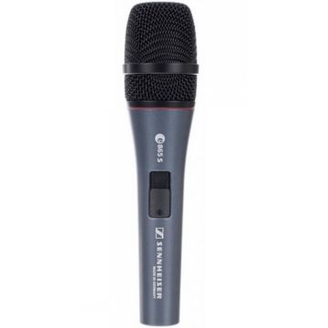 Sennheiser E 865-s, Vocal Microphone, Condenser, Supercardioid, I/o Switch,