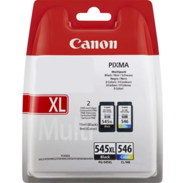Canon PG-545XL/CL-546 (8286B010) Rašalinių kasečių komplektas, BK/CMY