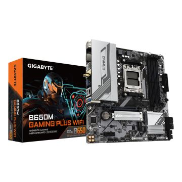 Mainboard GIGABYTE AMD B650 micro ATX 4xSlots B650M GAMING PLUS WIFI (rev. 1.3)