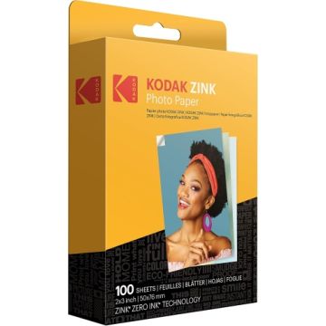 Kodak ZINK 2x3'' 50x76 mm 100 Sheets Fotopopierius