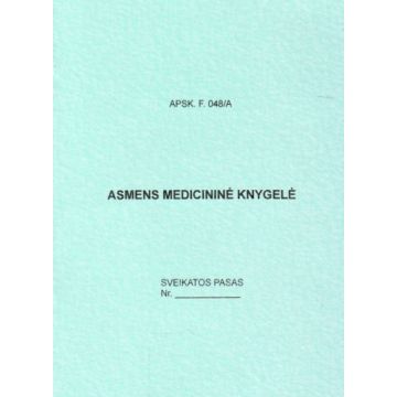 Asmens medicininė knygelė, A6
