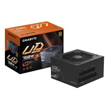 Power Supply GIGABYTE UD750GM PG5 V2 ATX 3.1 Efficiency 80 PLUS GOLD PFC Active
